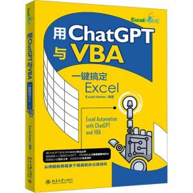 用ChatGPT与VBA一键搞定Excel 9787301339442 Excel Home