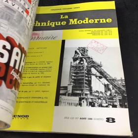 LA TECHNIQUE MODERNE  52  7-12 JULY-DEC 1960（现代技术）月刊合订本 法文版