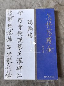 怎样写瘦金 二手正版如图实拍部分页面有水渍印子