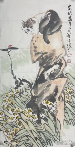 陈增胜  三尺作品
          又名沚润、之润，大胜，号心雨斋主，1941年5月出生于山东招远。中国美术家协会会员，中国书法家协会会员，山东画院高级画师、威海市美协副主席、威海画院副院长、国家一级美术师。