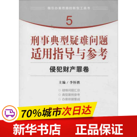 指引办案思路的新型工具书5·刑事典型疑难问题适用指导与参考：侵犯财产罪卷