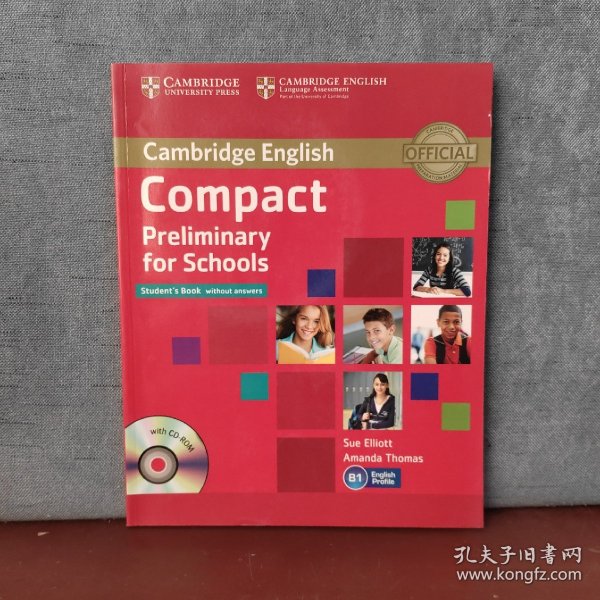 Compact Preliminary for Schools Student's Book Without Answers 【英文原版，有光盘】