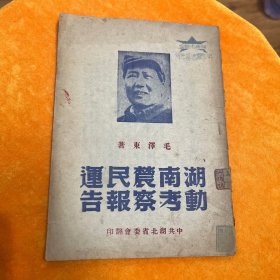 湖南农民运动考察报告