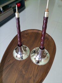 北京吴氏唢呐D调+E调 大叶紫檀 两只合卖