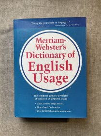 Merriam-Webster's Dictionary of English Usage 韦氏英语用法辞典【英文版，精装16开】裸书1.6公斤重