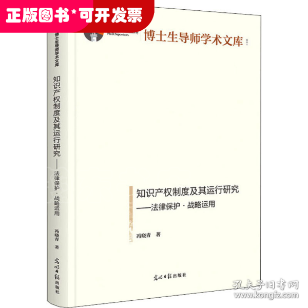 知识产权制度及其运行研究：法律保护·战略运用