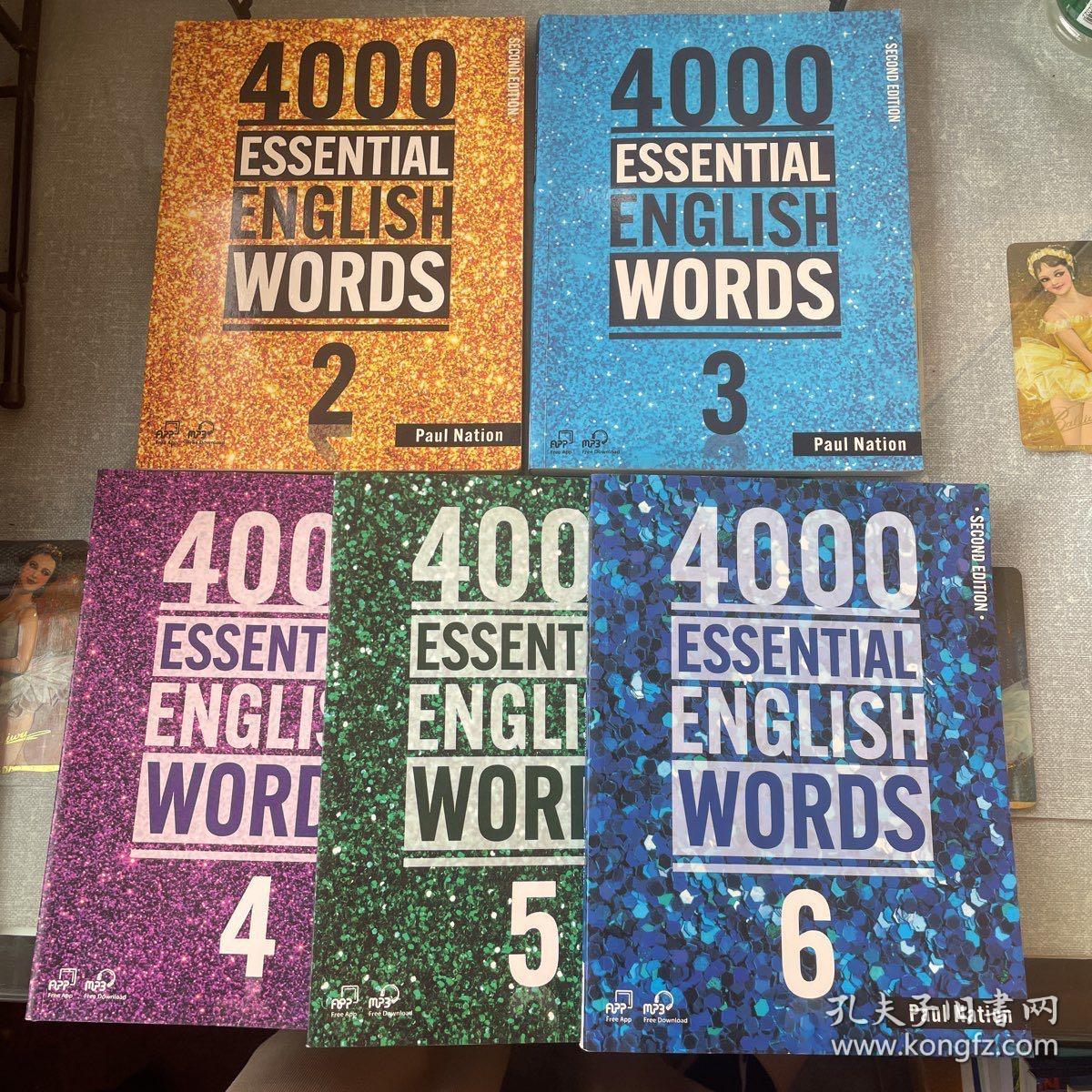 4000 Essential English Words(5册合售）