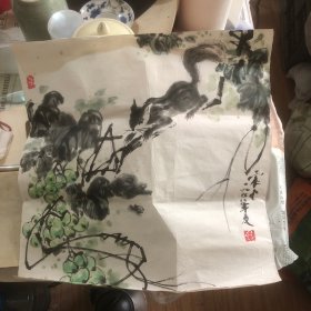 震中手绘小品（葛震中，开封市老画家）