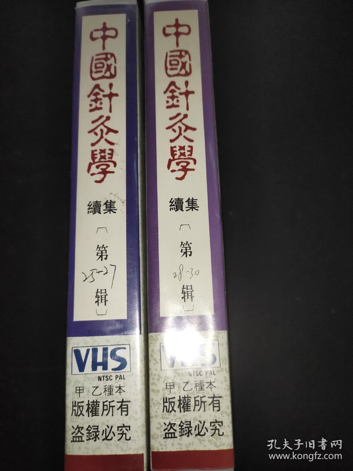 中国针灸学 续集 25-30辑 2录像带