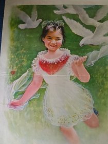 小鸽子，80年代宣传画
