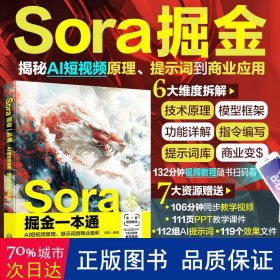 Sora掘金一本通：AI短视频原理、提示词到商业盈利