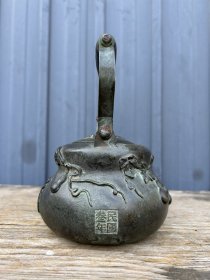 旧藏 福禄寿铜壶、保存完好能使用 重2斤