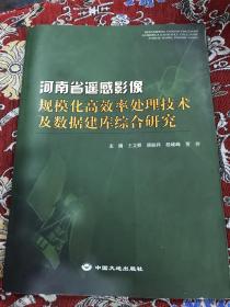 河南省遥感影像规模化高效率处理技术及数据建库综合研究