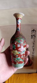 解放初期蛋壳瓷龙纹赏瓶