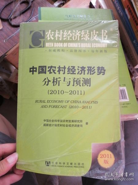 农村经济绿皮书：中国农村经济形势分析与预测（2011-2011）（2011版）