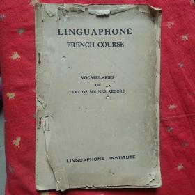 LINGUAPHONE  FRENCH   COURSE