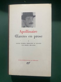 Apollinaire Oeuvres en prose