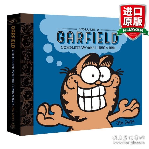 英文原版 Garfield Complete Works V2 1980-1981  精装加菲猫漫画合集2 英文版 进口英语原版书籍