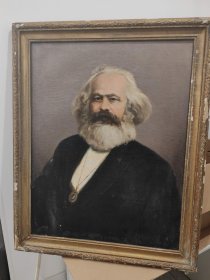 前苏联老油画，人民美术画家作品，号称列宾的亲密战友，前苏联人物画大师列宾美术高等学院讲师，有落款待签名