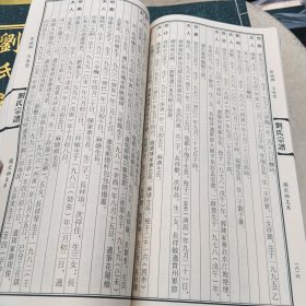 刘氏宗谱，宣纸线装，全8册，彭城郡玉金堂儒定祖支糸