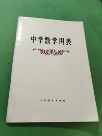 中学数学用表