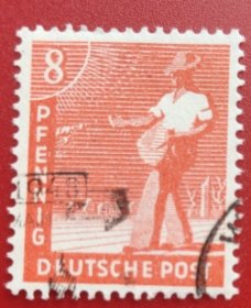 德国英美法占区邮票 1947 年普通邮票 播种者