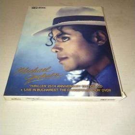 michael jackson ‘THRILLER' 25TH ANNIVERSARY EDITION CD + ‘LIVE IN BUCHAREST: THE DANGEROUS TOUR' DVD9