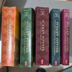 Harry Potter （哈利波特英文版）5本合售