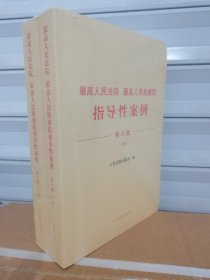 最高人民法院最高人民检察院指导性案例第八版上下册