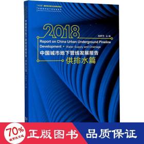 2018中国城市地下管线发展报告 供排水篇 建筑设计 胡群芳 编