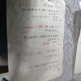 值班记录 2.13_2.17（写在北京大学研究所国学门纸上 认出来的有蔡美彪 邢继禄 吴念祖 管燮初 吴晓铃 傅婧等）