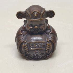 小把件，小财神一个 重约260克