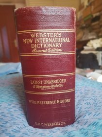 webster's new international dictionary of the English language. 韦氏新国际英语词典（第二版）