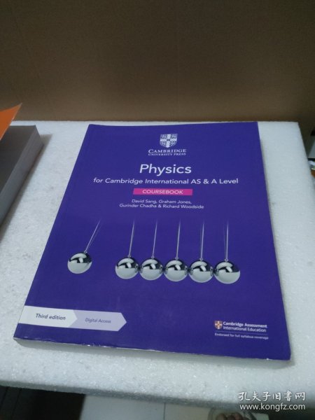 Cambridge International AS & A Level Physics Coursebook, 3rd Edition 剑桥物理教材【有勾画笔记，品如图】