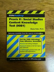 Cliffs testprep praxis ‖:social studies content knowledge test (0081)