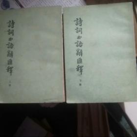 诗词曲话辞汇释(上下册)