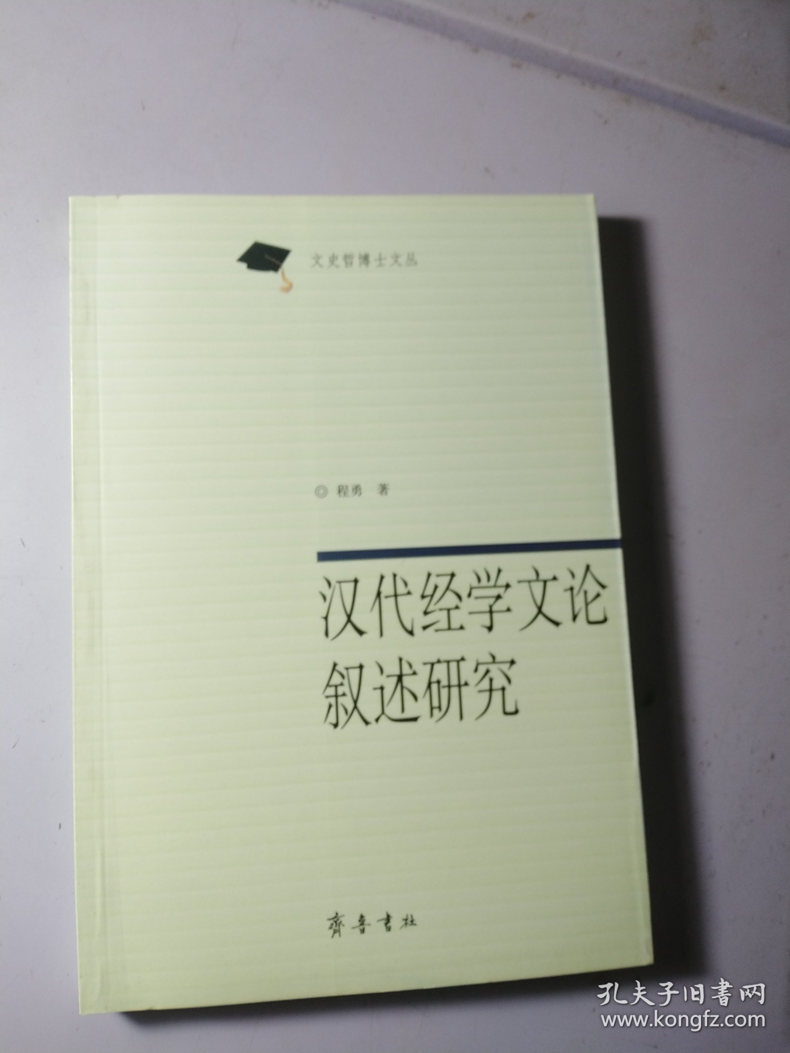 汉代经学文论叙述研究【库存书】