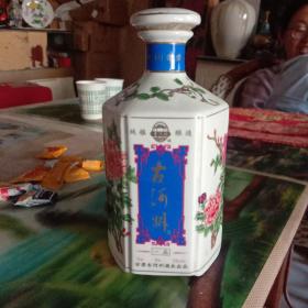 古河洲瓷酒瓶(六棱)