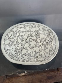 白釉磁州窑枕