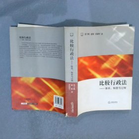 比较行政法：体系、制度与过程