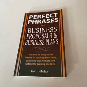 完美商业计划关键词 Perfect Phrases Business Plans & Business Projects