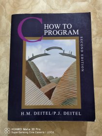 HOW TO PROGRAM SECOND EDITION（如何编程 第二版）。