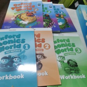 oxford phonics world（1.2.3）+Workbook(6本合售 无光盘