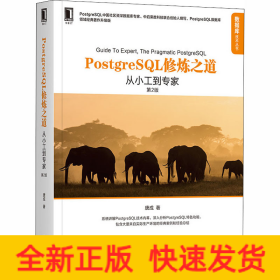PostgreSQL修炼之道 从小工到专家 第2版 领域经典著作升级版