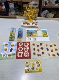 麦当劳老课表+麦当劳格尺+麦当劳粘贴（一套9张）