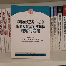 《刑法修正案（九）》条文及配套司法解释理解与适用