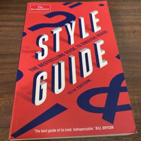 economist style guide  12th edition 各个书侧洁净