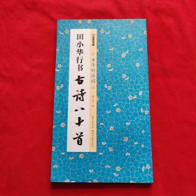 墨点字帖 中华好诗词 田小华行书古诗八十首名师示范内容丰富