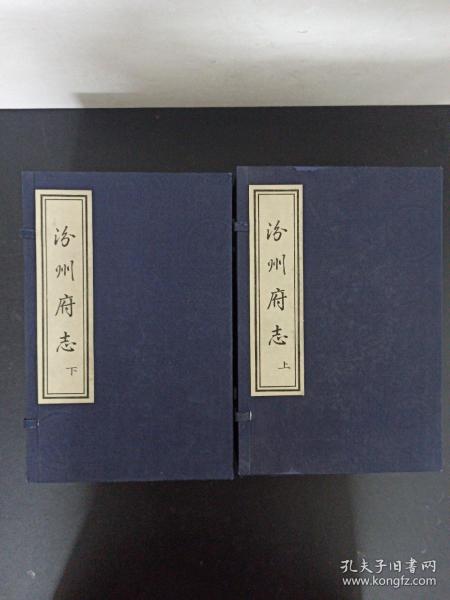 汾州府志（仅发行500套）（宣纸线装本 带函套）（两函上下 全十六册）16本合售