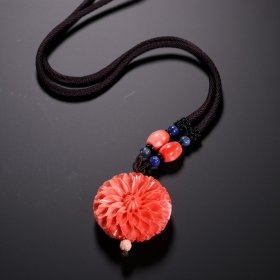 砗磲牡丹花吊坠